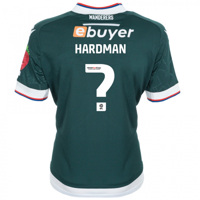 ילדים Madison Hardman #0 ירוק כהה הרחק ג'רזי 2024/25 חולצה קצרה