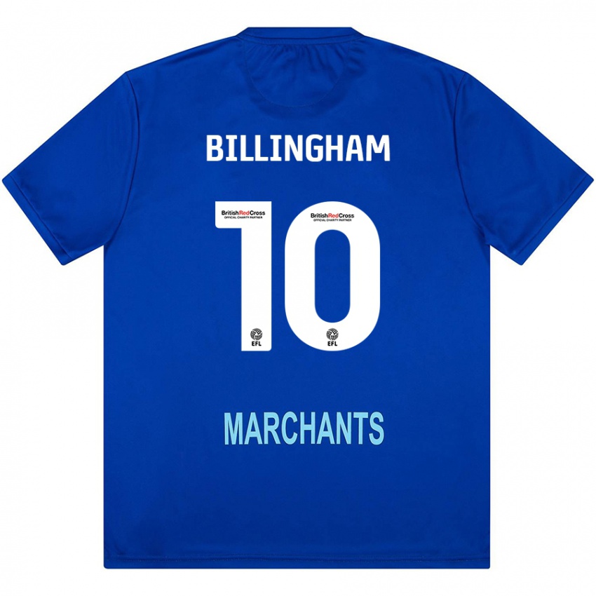 ילדים Lily Billingham #10 יָרוֹק הרחק ג'רזי 2024/25 חולצה קצרה