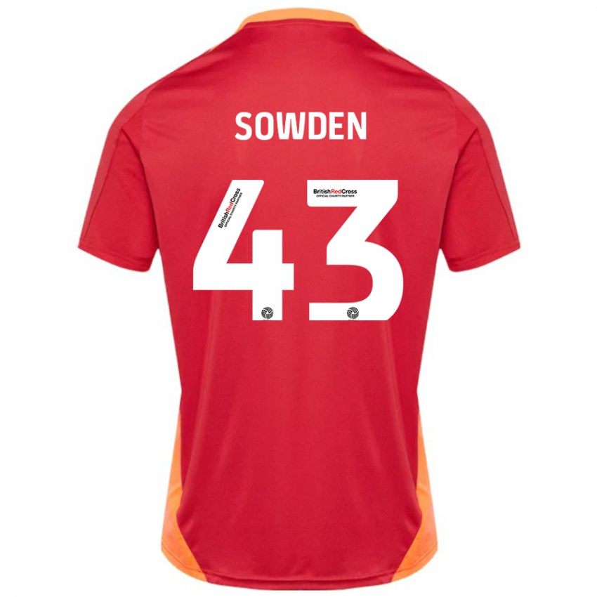 ילדים Andrew Sowden #43 כחול אוף לבן הרחק ג'רזי 2024/25 חולצה קצרה