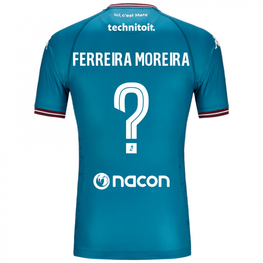 ילדים Ruben Ferreira Moreira #0 בלו בנזין הרחק ג'רזי 2024/25 חולצה קצרה