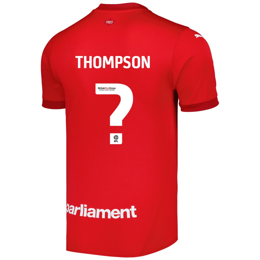 גברים Will Thompson #0 אָדוֹם ג'רזי ביתית 2024/25 חולצה קצרה