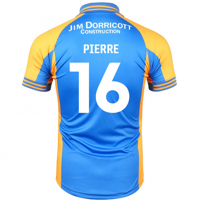 גברים Aaron Pierre #16 ענבר כחול ג'רזי ביתית 2024/25 חולצה קצרה