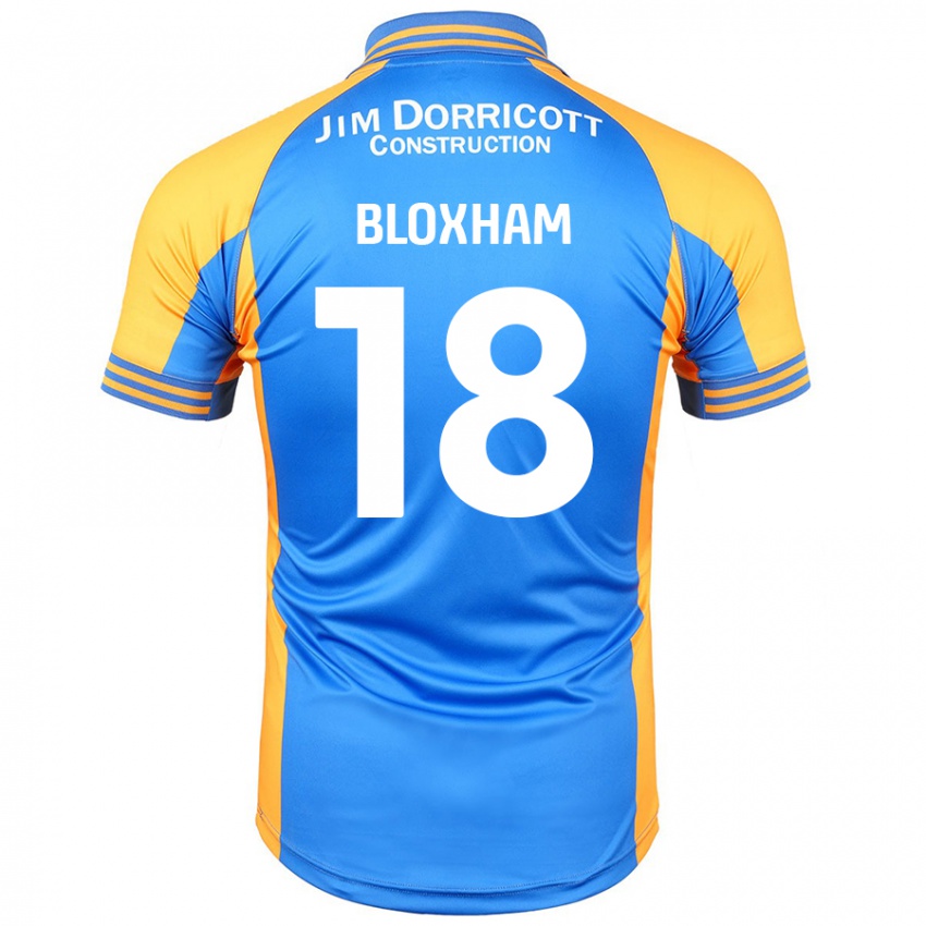 גברים Tom Bloxham #18 ענבר כחול ג'רזי ביתית 2024/25 חולצה קצרה