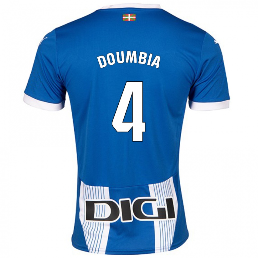 גברים Daouda Doumbia #4 כְּחוֹל ג'רזי ביתית 2024/25 חולצה קצרה