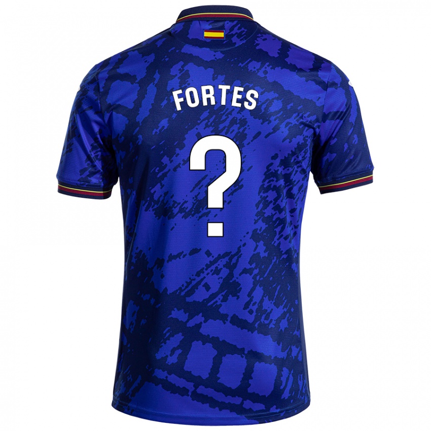 גברים Joel Fortes #0 כחול כהה יותר ג'רזי ביתית 2024/25 חולצה קצרה