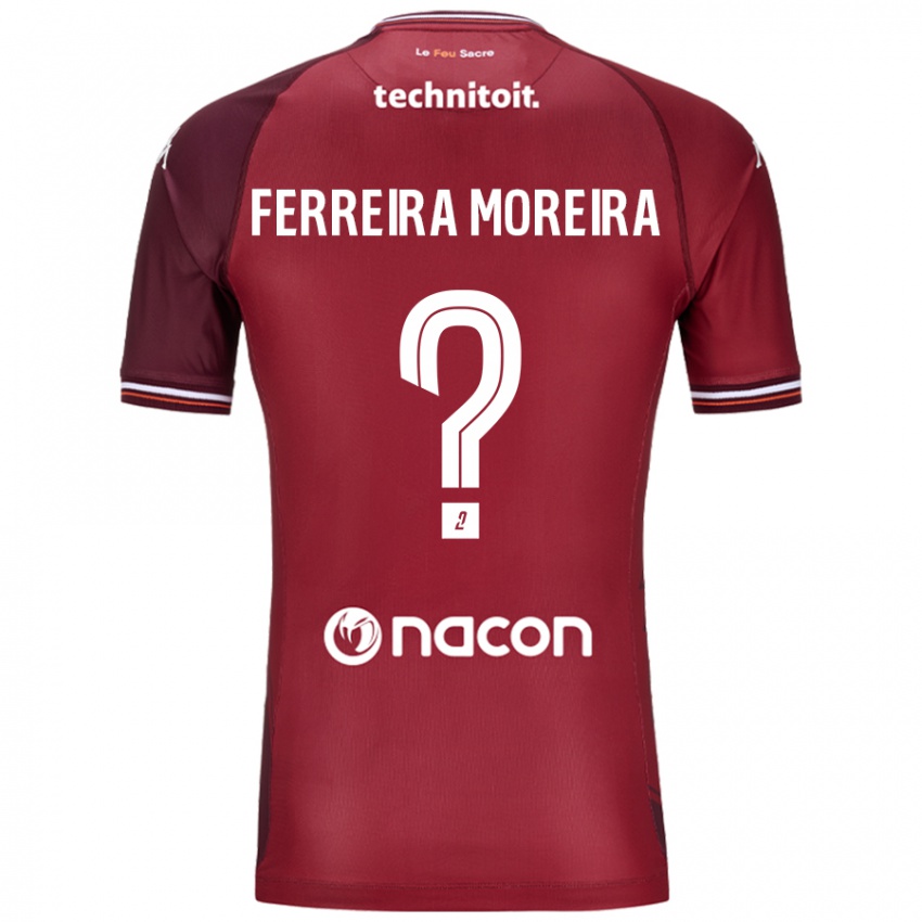 גברים Ruben Ferreira Moreira #0 גרנאטה אדומה ג'רזי ביתית 2024/25 חולצה קצרה