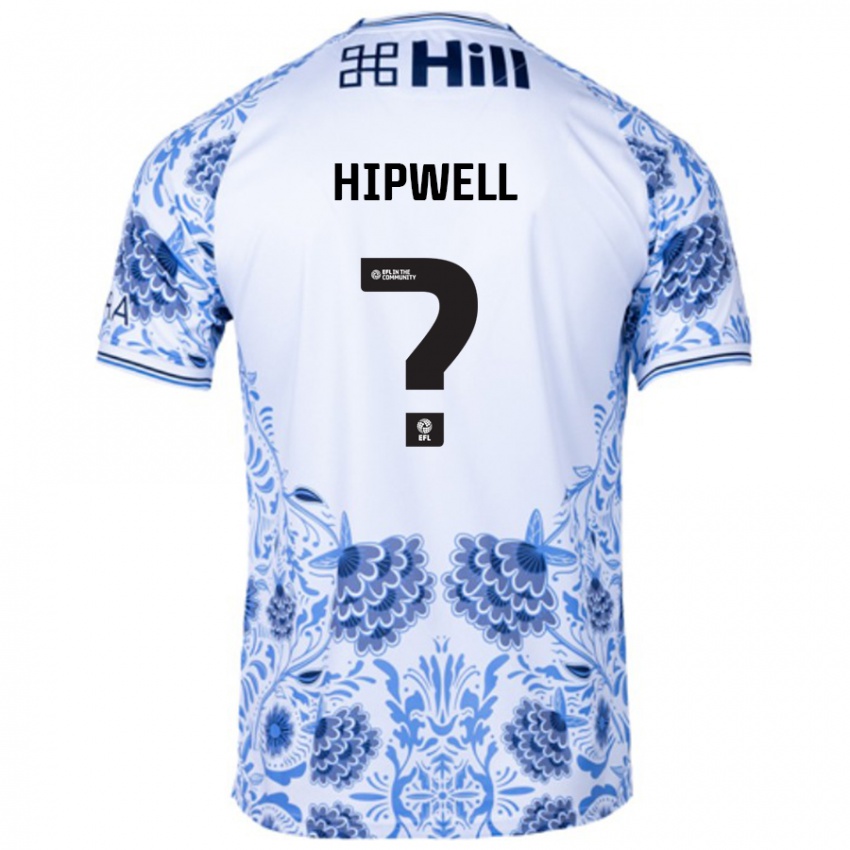 גברים Reece Hipwell #0 כחול לבן הרחק ג'רזי 2024/25 חולצה קצרה