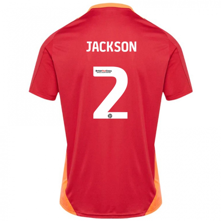 גברים Bow Jackson #2 כחול אוף לבן הרחק ג'רזי 2024/25 חולצה קצרה