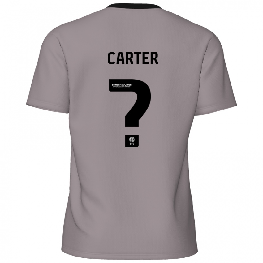 גברים Dan Carter #0 אָפוֹר הרחק ג'רזי 2024/25 חולצה קצרה