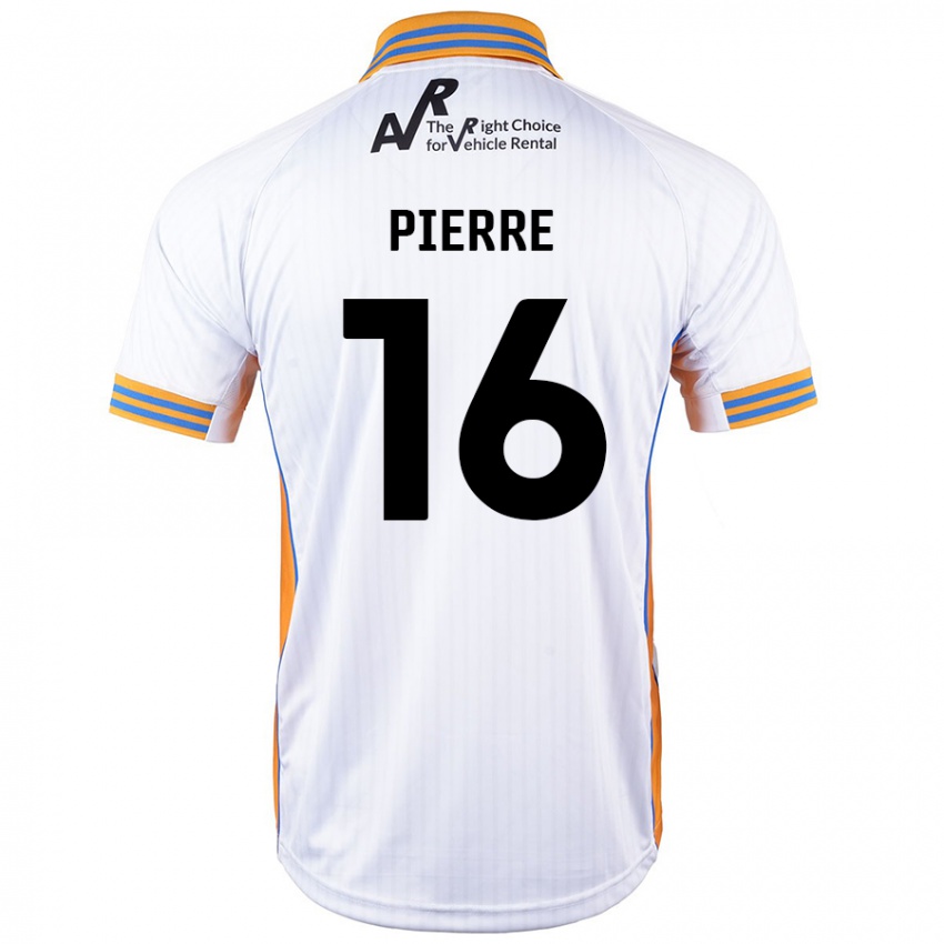 גברים Aaron Pierre #16 לָבָן הרחק ג'רזי 2024/25 חולצה קצרה