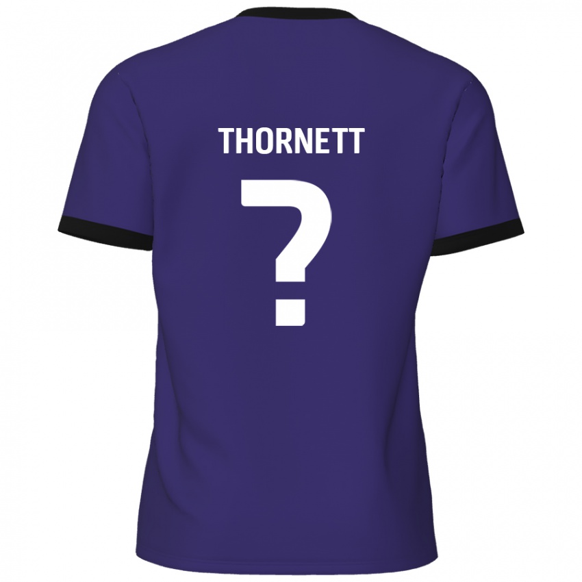 גברים Alfie Thornett #0 סָגוֹל הרחק ג'רזי 2024/25 חולצה קצרה