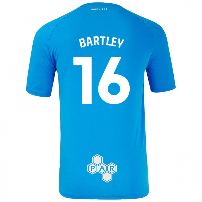 גברים Melanie Bartley #16 כחול שמיים הרחק ג'רזי 2024/25 חולצה קצרה