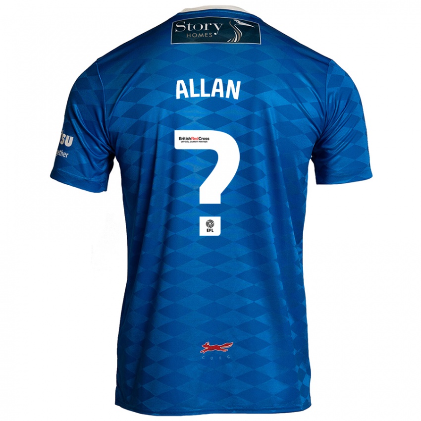 נשים Jake Allan #0 כְּחוֹל ג'רזי ביתית 2024/25 חולצה קצרה