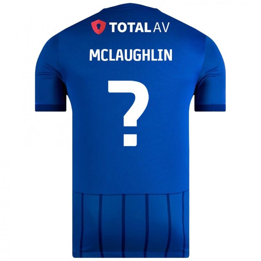 נשים Erin Mclaughlin #0 כְּחוֹל ג'רזי ביתית 2024/25 חולצה קצרה