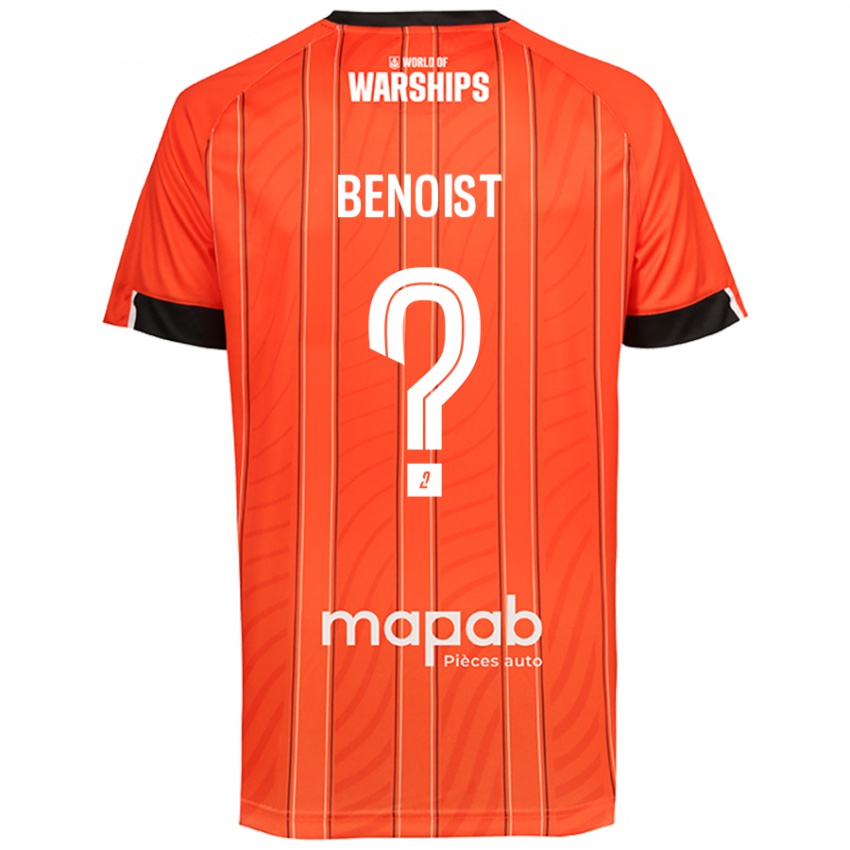 נשים Baptiste Benoist #0 כָּתוֹם ג'רזי ביתית 2024/25 חולצה קצרה