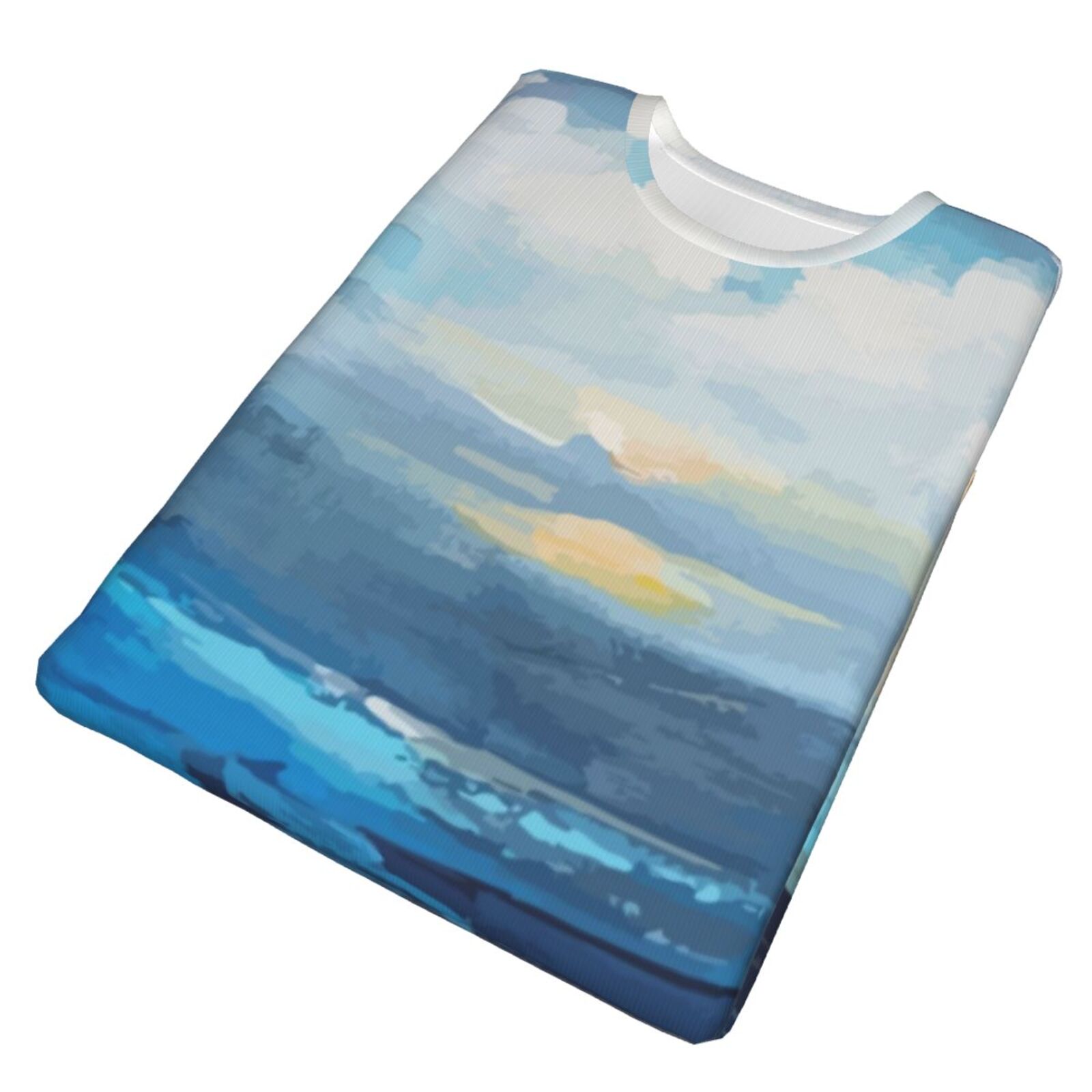 אלמנטים של ציור מפרץ קטן חולצת טריקו קלאסית