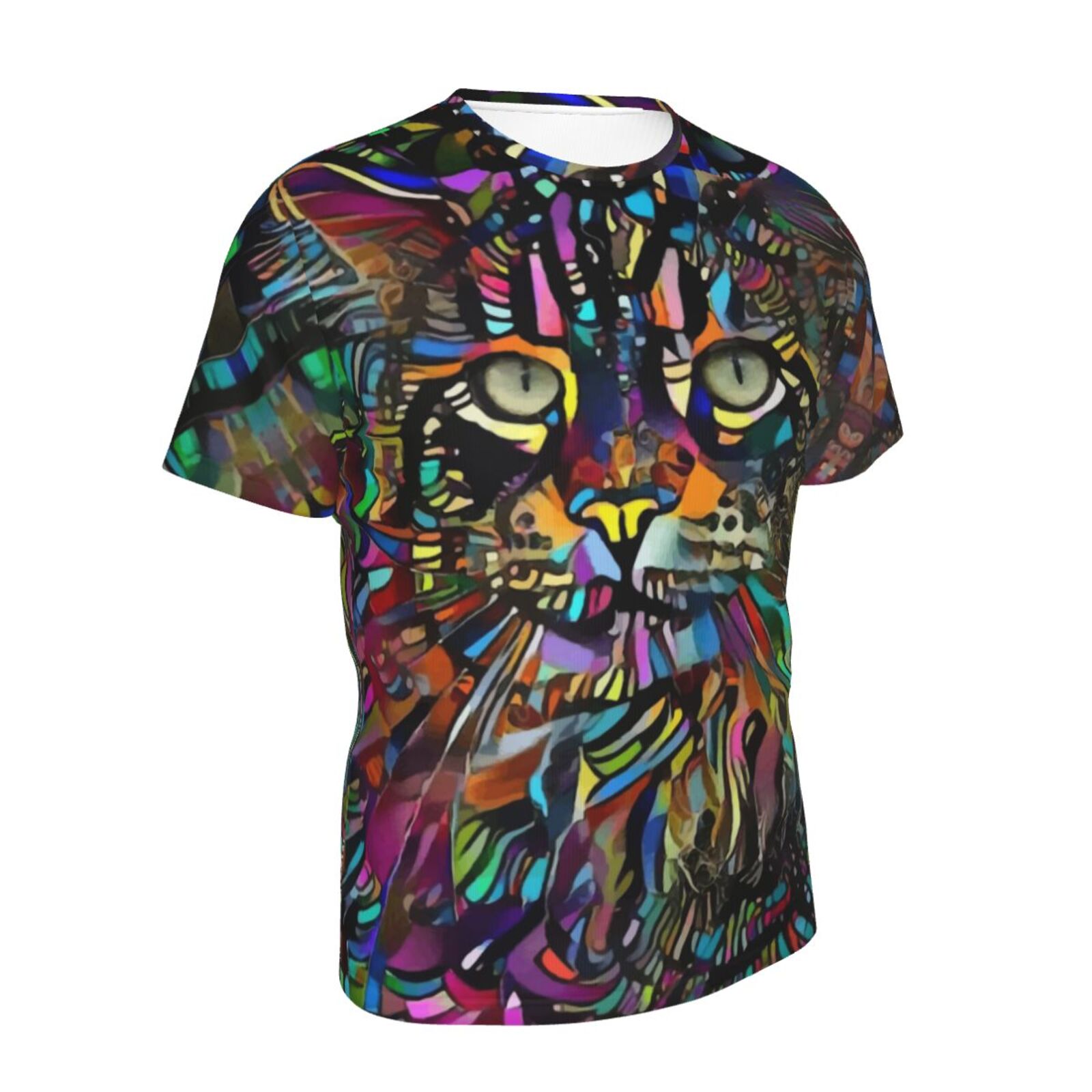 חתול נמית אלמנטים מעורבים חולצת טריקו קלאסית