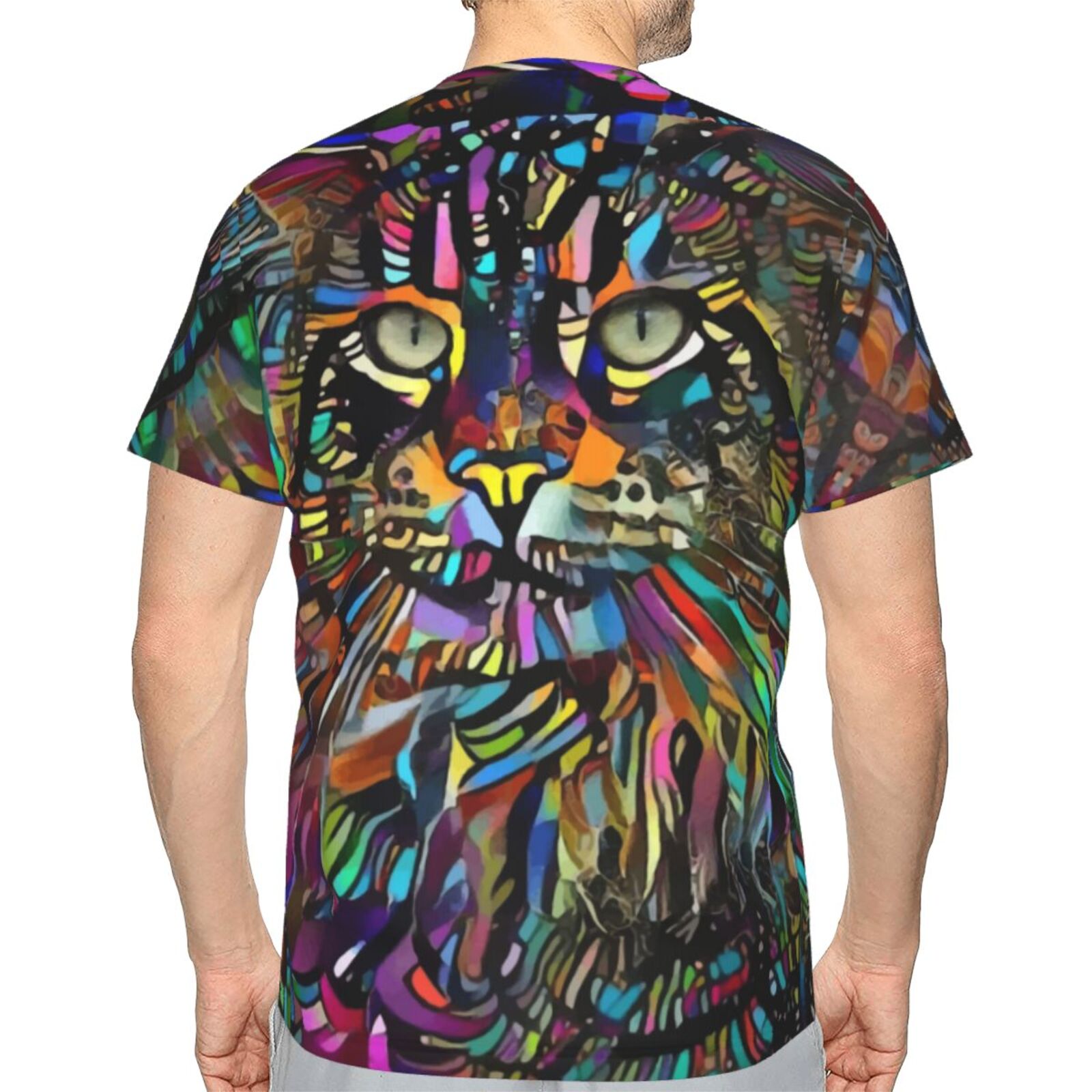 חתול נמית אלמנטים מעורבים חולצת טריקו קלאסית