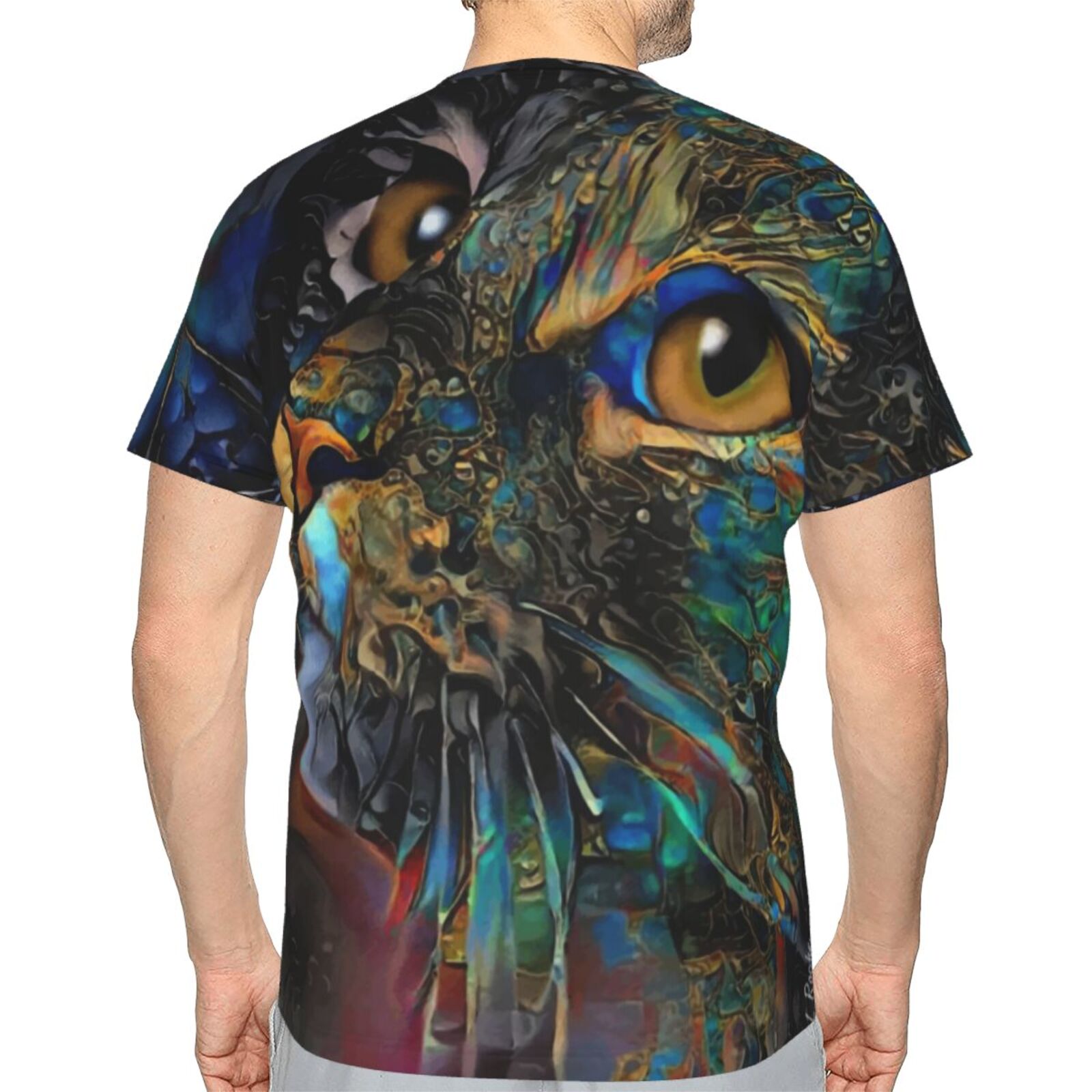 אריאל חתול מיקס אלמנטים מעורבים חולצת טריקו קלאסית