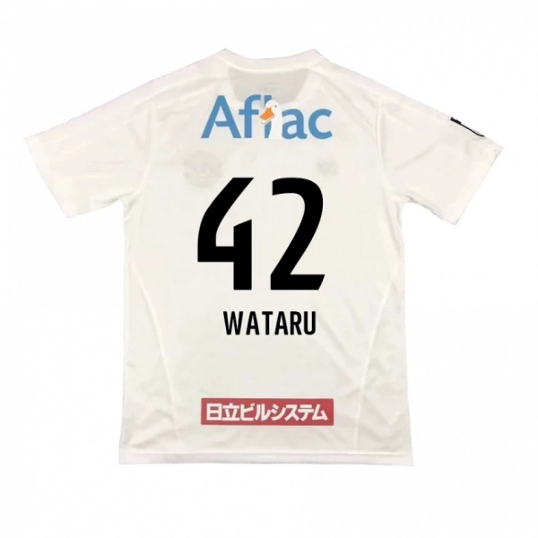 ילדים Wataru Harada #42 שחור צהוב הרחק ג'רזי 2025/26 חולצה קצרה