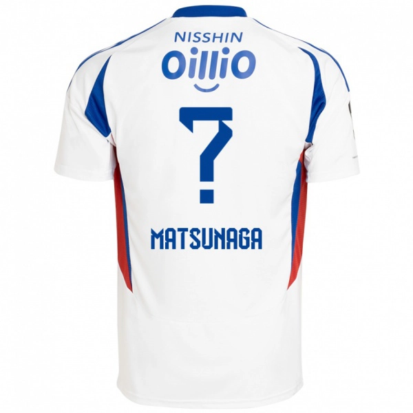 גברים Kaito Matsunaga #0 כחול מלכותי לבן הרחק ג'רזי 2025/26 חולצה קצרה