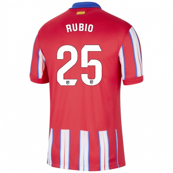 גברים Daniel Rubio #25 אדום לבן כחול ג'רזי ביתית 2024/25 חולצה קצרה