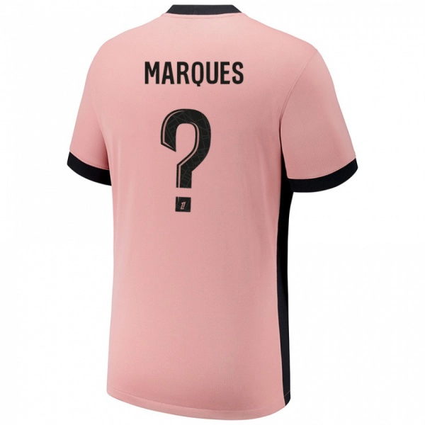 גברים Daniel Marques #0 ורוד חלודה ג'רזי קיט שלישי 2024/25 חולצה קצרה