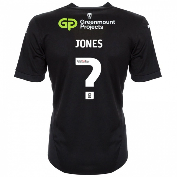 נשים Callum Jones #0 שָׁחוֹר הרחק ג'רזי 2024/25 חולצה קצרה
