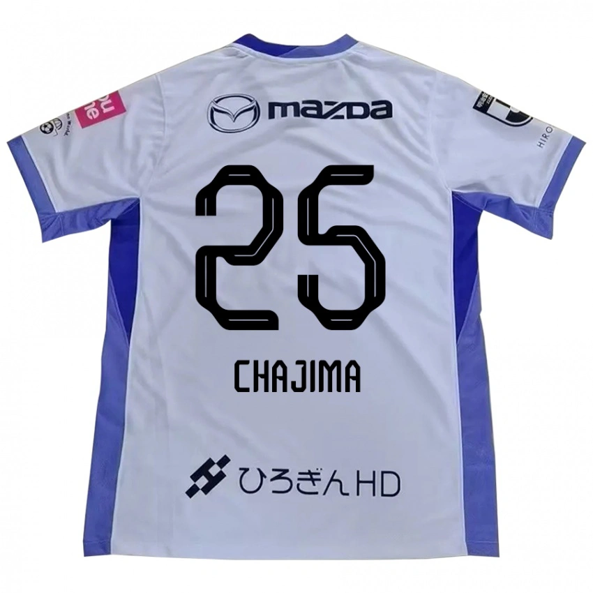 גברים Yusuke Chajima #25 סגול כתום הרחק ג'רזי 2025/26 חולצה קצרה